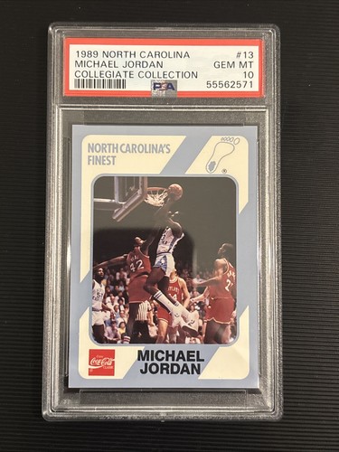 1989 Collegiate Collection North Carolina Michael Jordan #13 card