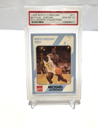 1989 Collegiate Collection North Carolina Michael Jordan #17 card