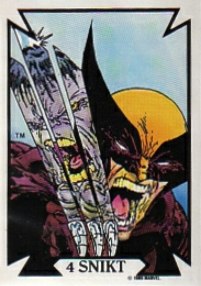1989 Comic Images Snikt #4 card