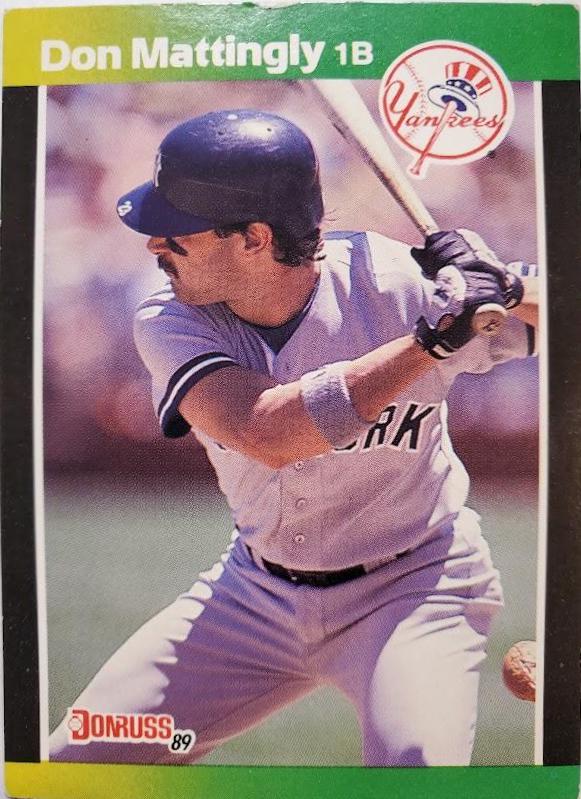 1989 Donruss Baseball's Best Don Mattingly #1 card