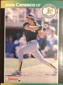 1989 Donruss Baseball's Best Jose Canseco #57 card