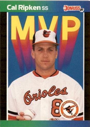 1989 Donruss MVP Cal Ripken Jr. #BC-15 card