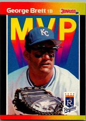 1989 Donruss MVP George Brett #BC-7 card