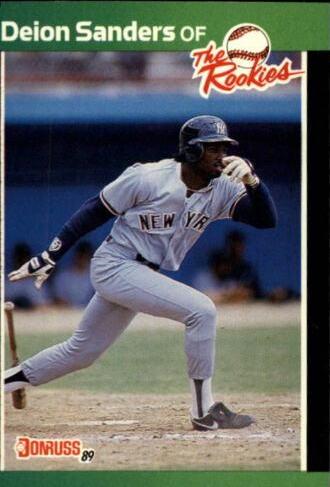 1989 Donruss Rookies Deion Sanders #6 card
