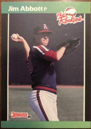 1989 Donruss Rookies Jim Abbott #16 card