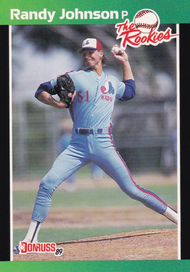 1989 Donruss Rookies Randy Johnson #43 card