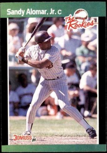1989 Donruss Rookies Sandy Alomar Jr. #21 card