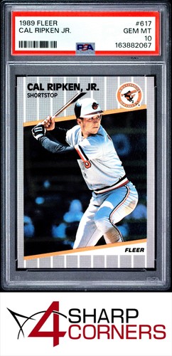 1989 Fleer Cal Ripken Jr. #617 card