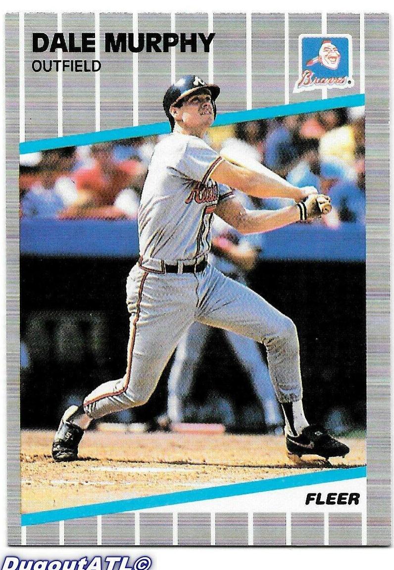 1989 Fleer Dale Murphy #596 card