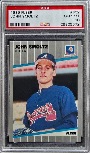 1989 Fleer John Smoltz #602 card