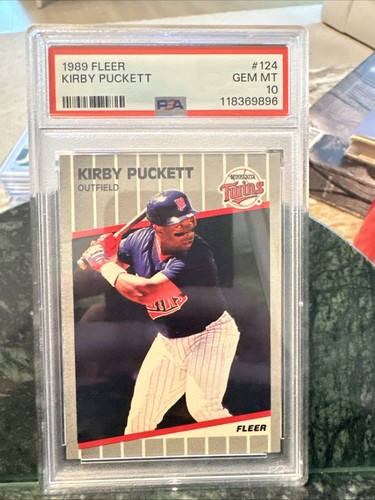 1989 Fleer Kirby Puckett #124 card
