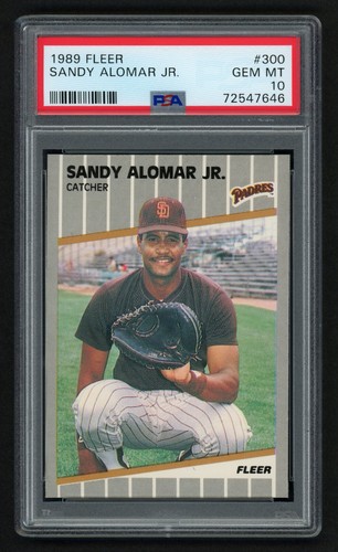 1989 Fleer Sandy Alomar Jr. #300 card