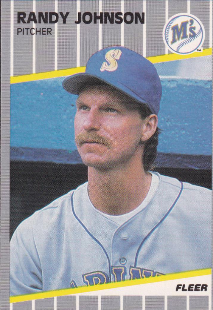 1989 Fleer Update Randy Johnson #U-59 card