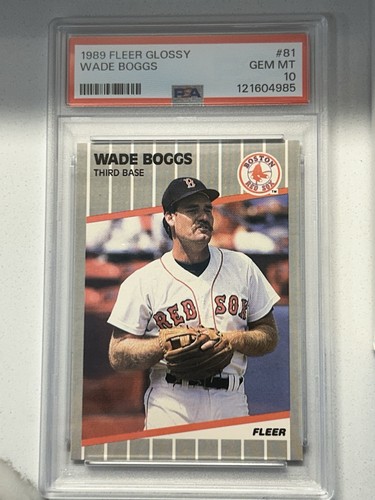 1989 Fleer Wade Boggs #81 card