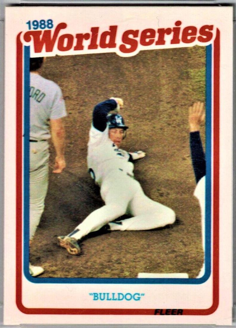 1989 Fleer World Series Orel Hershiser [Glossy] #6 card