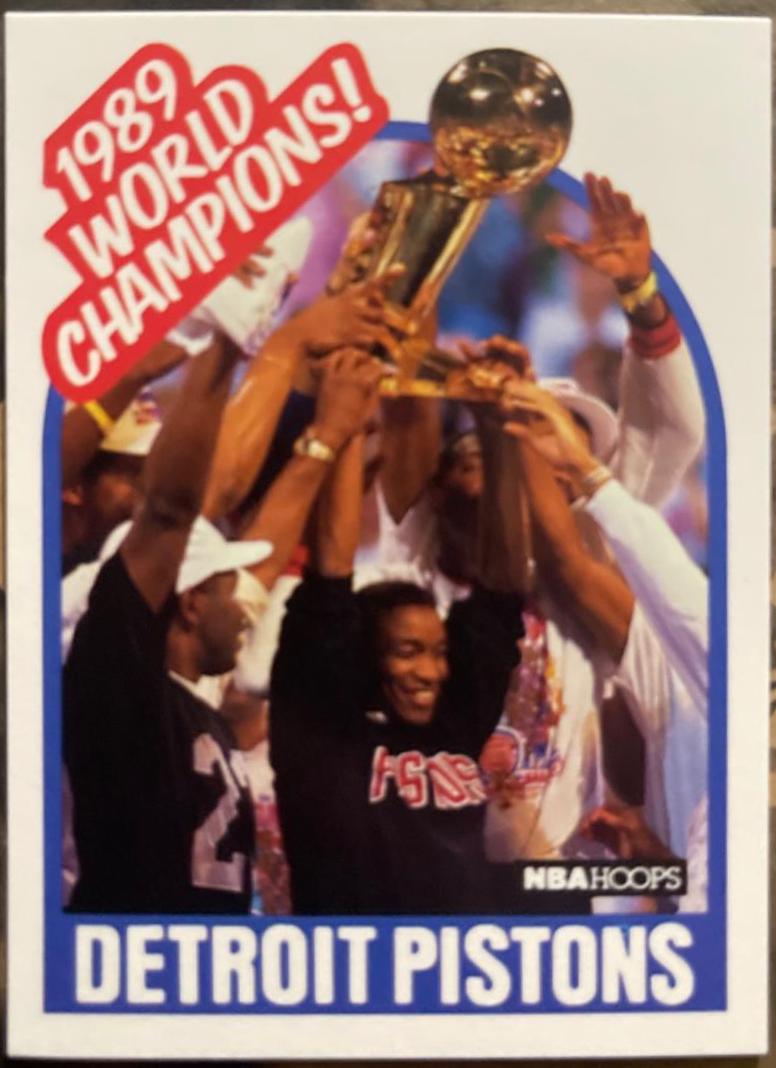 1989 Hoops Detroit Pistons Champions #353 card