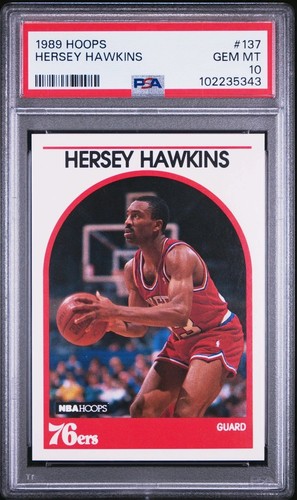 1989 Hoops Hersey Hawkins #137 card