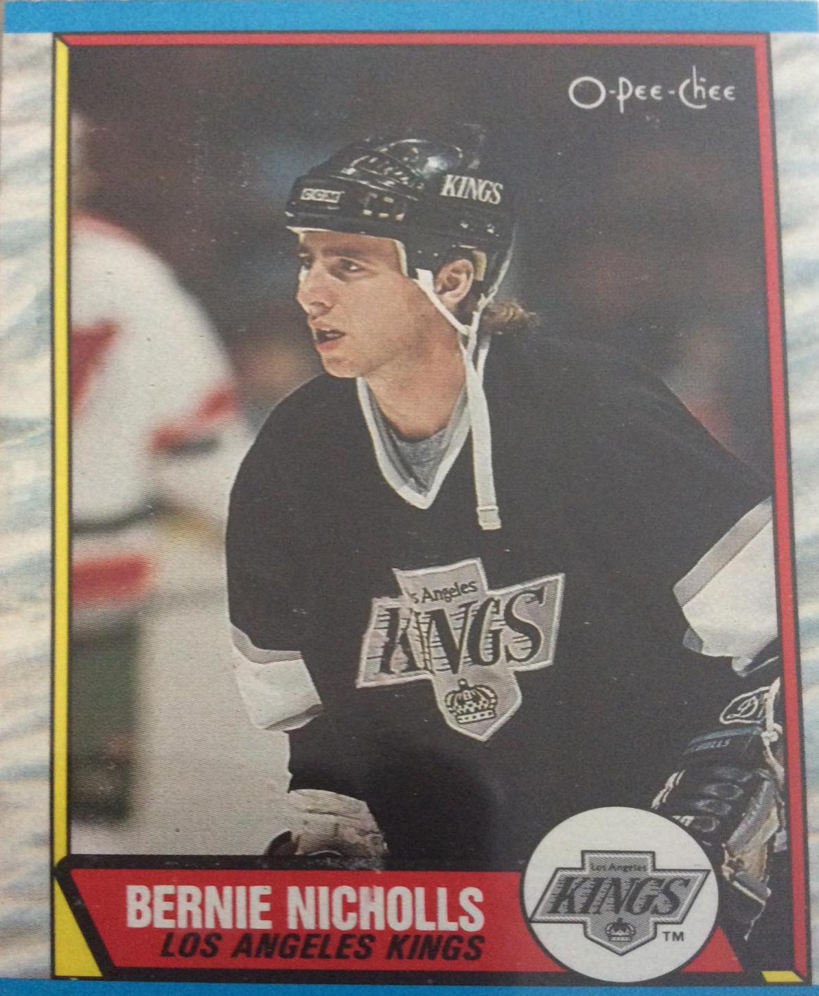 1989 O-Pee-Chee Bernie Nicholls #47 card
