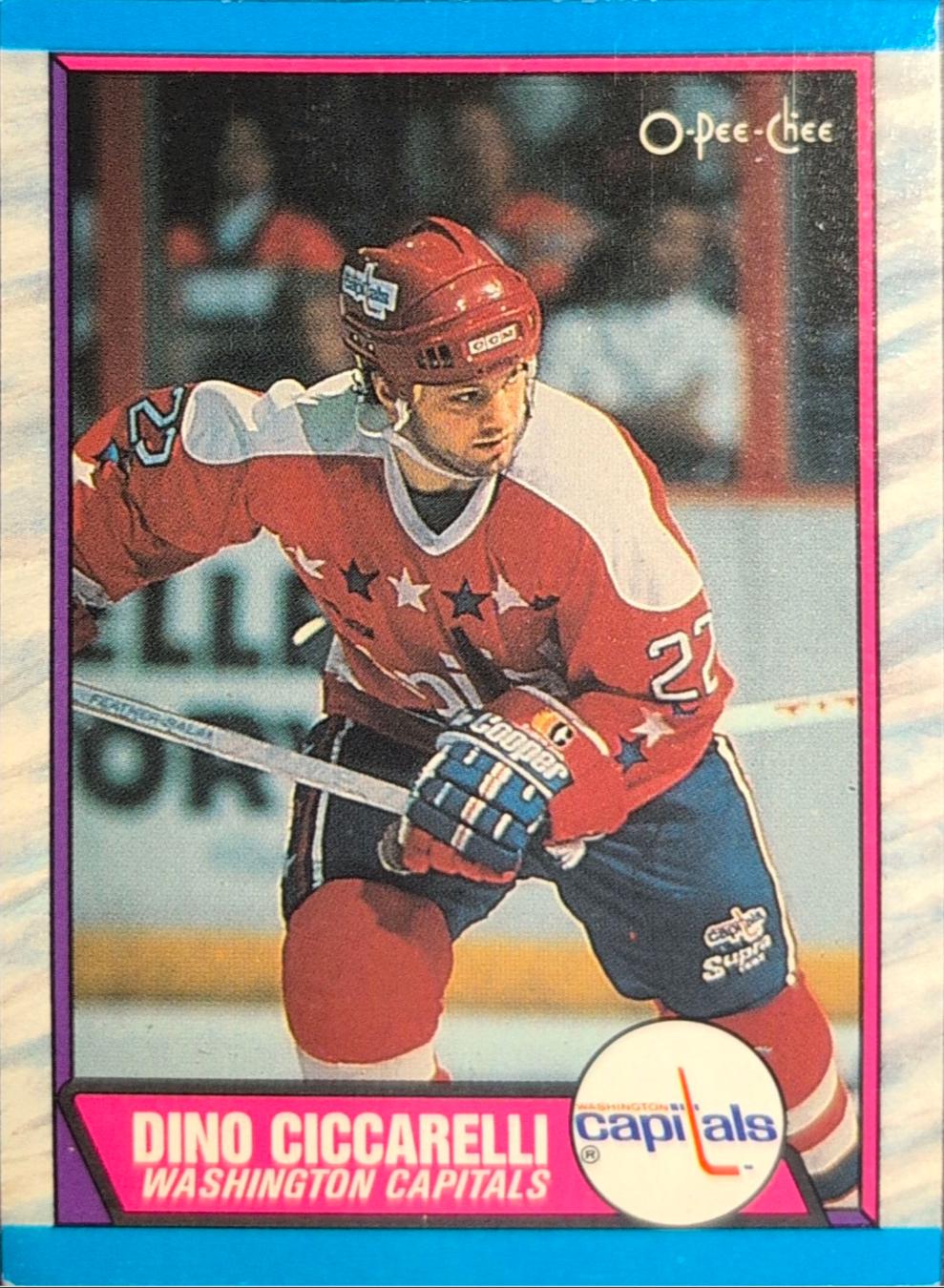 1989 O-Pee-Chee Dino Ciccarelli #41 card
