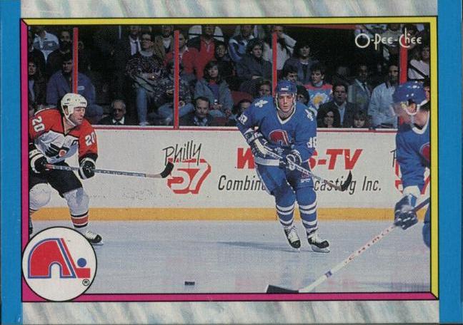 1989 O-Pee-Chee Quebec Nordiques [Joe Sakic] #313 card
