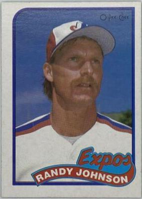 1989 O Pee Chee Randy Johnson #186 card