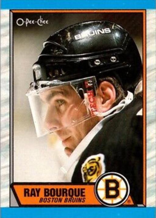 1989 O-Pee-Chee Ray Bourque #110 card