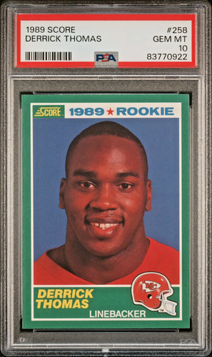 1989 Panini Score Derrick Thomas #258 card