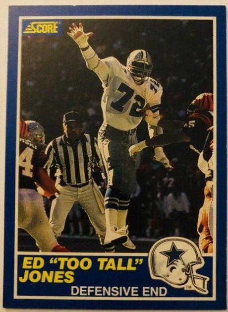 1989 Panini Score Ed 'Too Tall' Jones #5 card