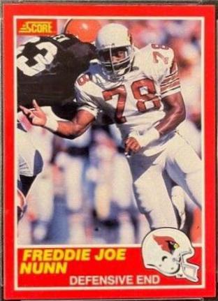 1989 Panini Score Freddie Joe Nunn #197 card