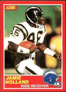 1989 Panini Score Jamie Holland #165 card
