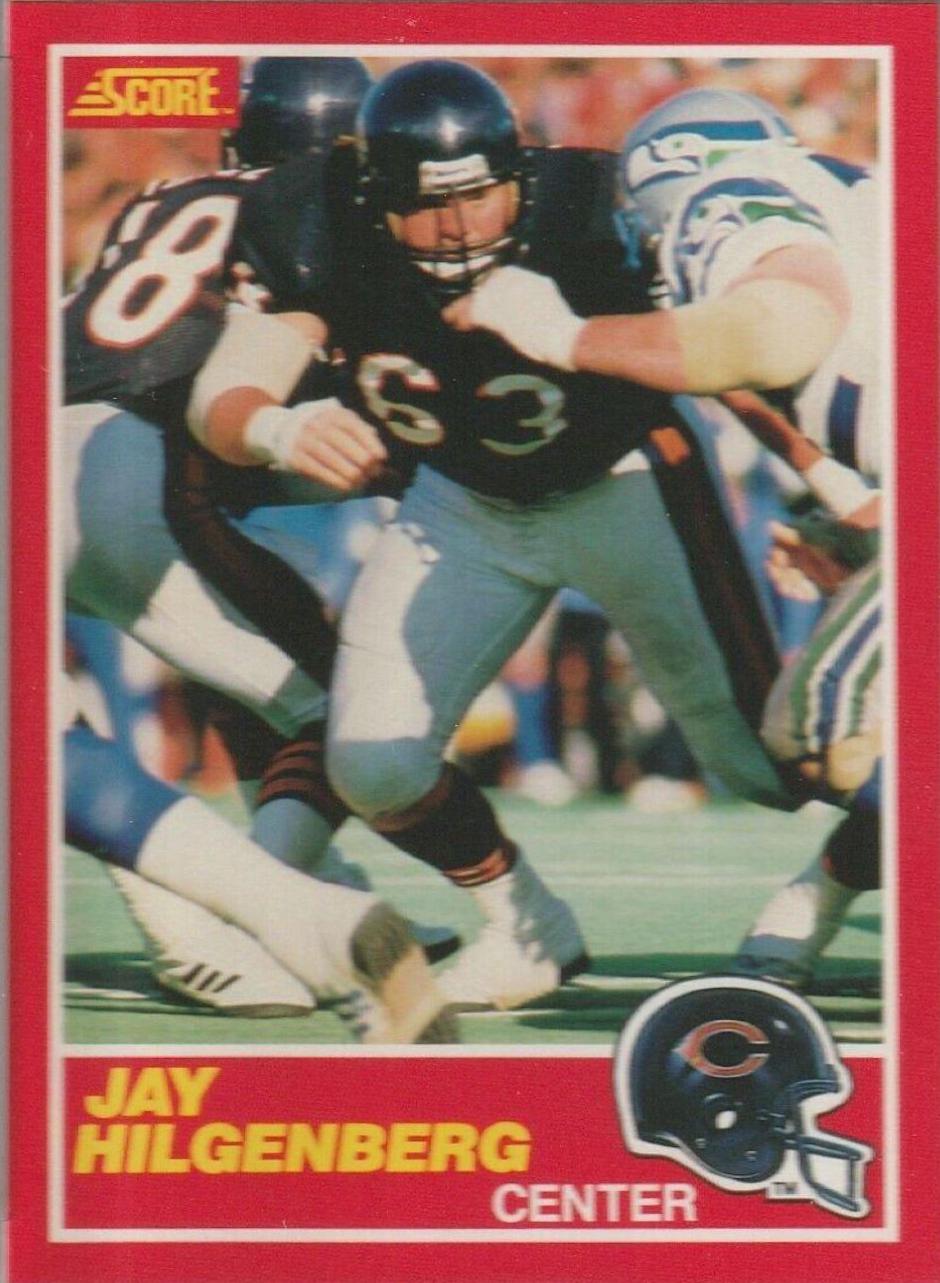 1989 Panini Score Jay Hilgenberg #150 card