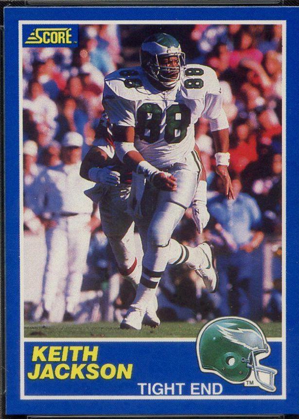 1989 Panini Score Keith Jackson [Correct Listed As 88 on Card Back] #293 card