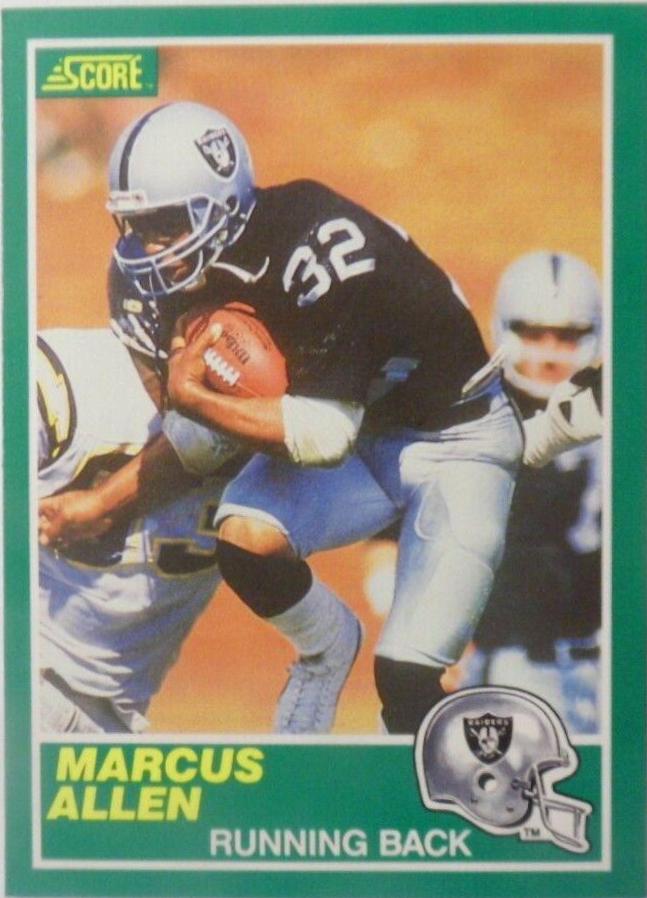 1989 Panini Score Marcus Allen #234 card
