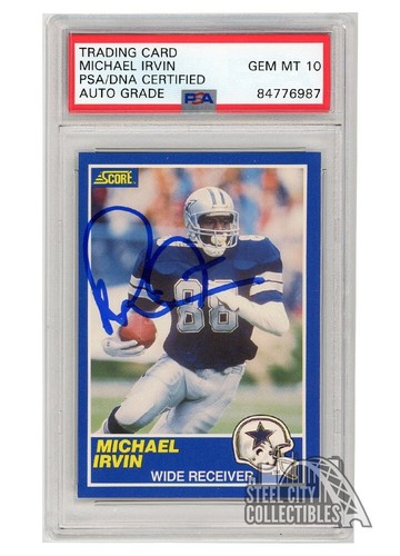 1989 Panini Score Michael Irvin #18 card