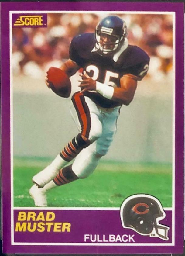 1989 Panini Score Supplemental Brad Muster #360S card