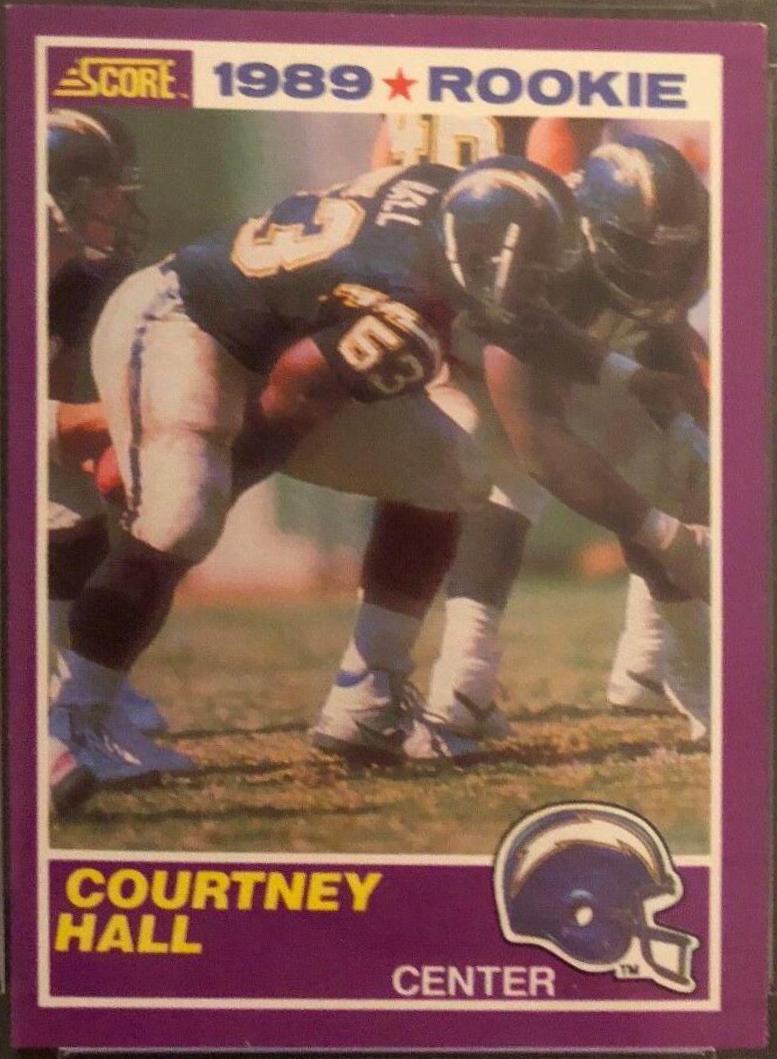 1989 Panini Score Supplemental Courtney Hall #420S card