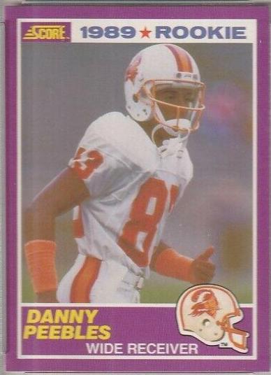 1989 Panini Score Supplemental Danny Peebles #430S card