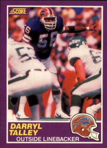 1989 Panini Score Supplemental Darryl Talley #379S card