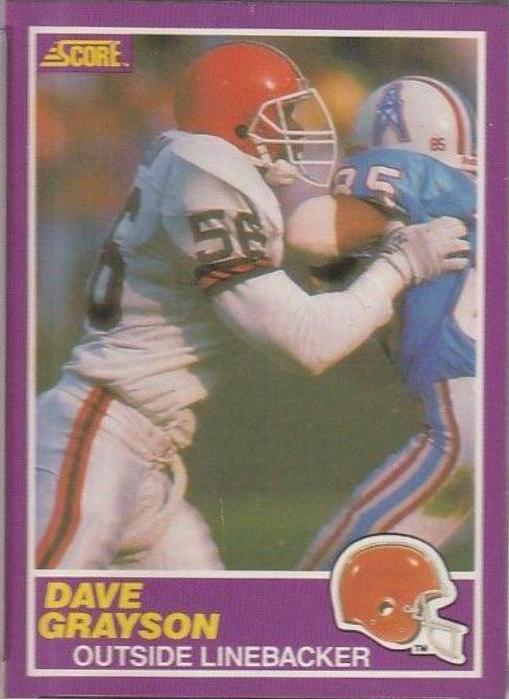 1989 Panini Score Supplemental David Grayson #387S card