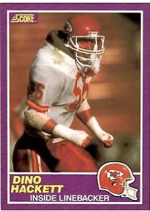 1989 Panini Score Supplemental Dino Hackett #359S card