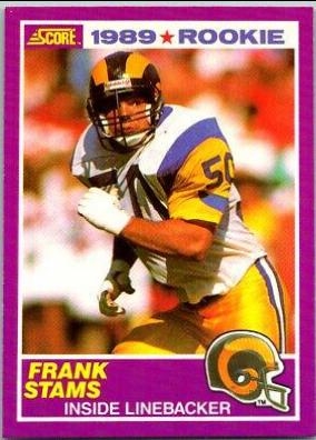 1989 Panini Score Supplemental Frank Stams #434S card