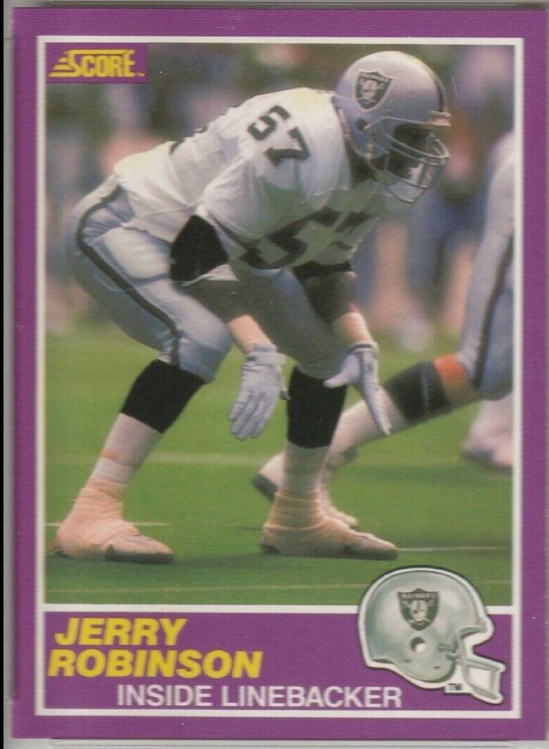 1989 Panini Score Supplemental Jerry Robinson #362S card