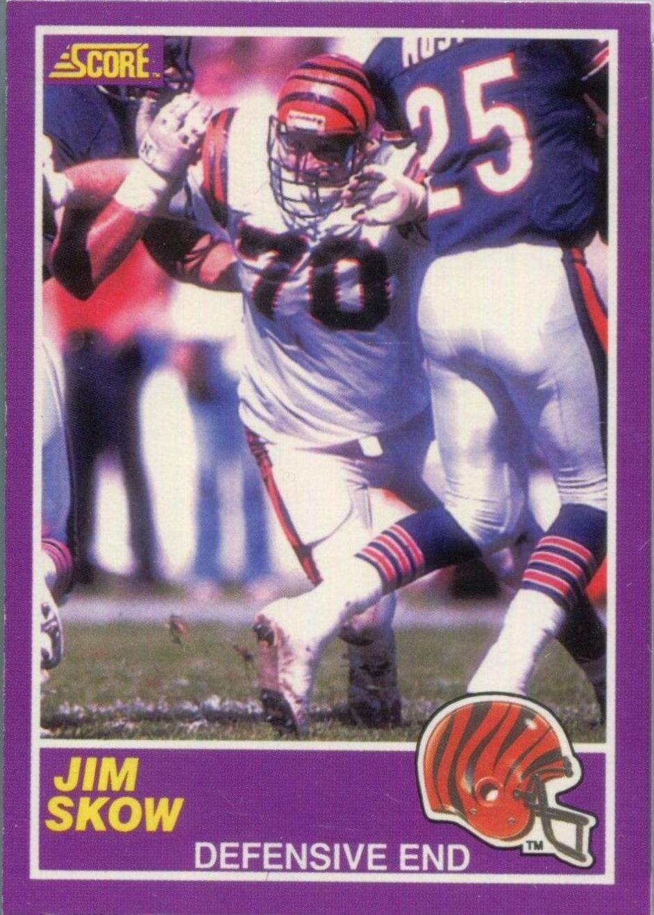 1989 Panini Score Supplemental Jim Skow #341S card