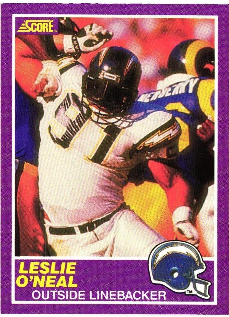 1989 Panini Score Supplemental Leslie O'Neal #409S card