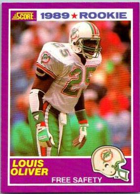 1989 Panini Score Supplemental Louis Oliver #429S card