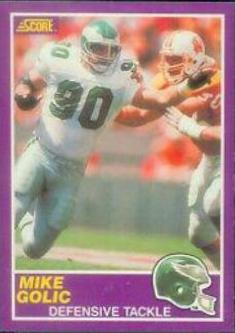 1989 Panini Score Supplemental Mike Golic #403S card