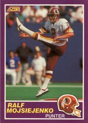 1989 Panini Score Supplemental Ralf Mojsiejenko #376S card