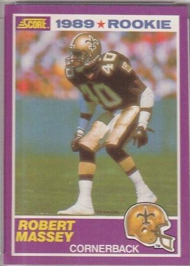 1989 Panini Score Supplemental Robert Massey #426S card