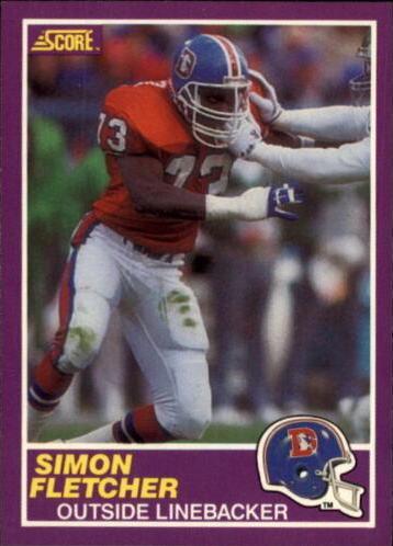 1989 Panini Score Supplemental Simon Fletcher #363S card