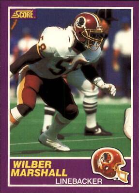 1989 Panini Score Supplemental Wilber Marshall #388S card